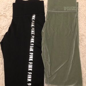 🌸LOT OF 4 VS PINK LEGGINGS🌸